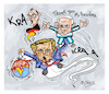 Cartoon: War Israel Iran (small) by vasilis dagres tagged israel,iran,war