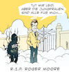 Cartoon: R.I.P. Roger Moore (small) by bSt67 tagged isis,paradies,himmel,007,bond,jungfrauen