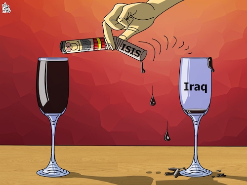 Cartoon: What after Iraq? (medium) by Ali Ghamir tagged what,after,iraq