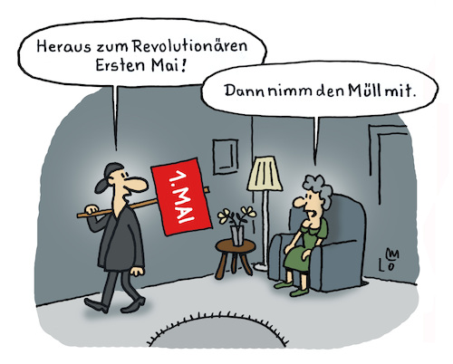 Cartoon: 1 Mai (medium) by Lo Graf von Blickensdorf tagged revolutionärer,mai,arbeiterklasse,demo,arbeiterbewegung,politik,kreuzberg,myfest,mutter,revolution,karikatur,lo,graf,cartoon,demonstration,internationaler,kampftag,maifeiertag,revolutionärer,mai,arbeiterklasse,demo,arbeiterbewegung,politik,kreuzberg,myfest,mutter,revolution,karikatur,lo,graf,cartoon,demonstration,internationaler,kampftag,maifeiertag