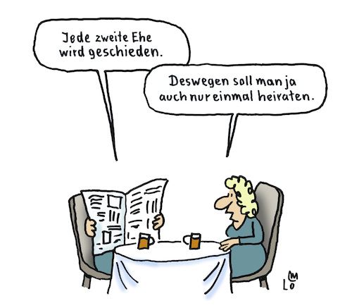 Cartoon: Altes Ehepaar (medium) by Lo Graf von Blickensdorf tagged mann,frau,ehemann,ehefrau,ehe,scheidung,trennung,gespräch,zeitng,statistik,karikatur,lo,graf,cartoon,hochzeitstag,verheiratet,heirat,heiraten,mann,frau,ehemann,ehefrau,ehe,scheidung,trennung,gespräch,zeitng,statistik,karikatur,lo,graf,cartoon,hochzeitstag,verheiratet,heirat,heiraten