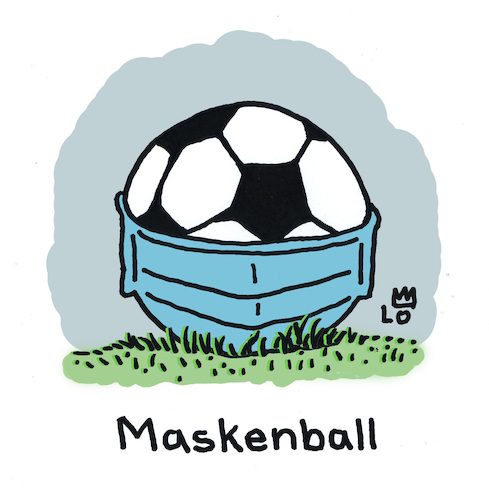 Cartoon: Maskenpflicht (medium) by Lo Graf von Blickensdorf tagged maske,schutzmaske,gesichtsmaske,grippeschutzmaske,quarantäne,dfb,fußballbund,ball,bundesliga,fußball,karikatur,lo,cartoon,stadion,tor,elfmeter,rasen,covid19,ballsport,wortspiel,corona,virus,maske,schutzmaske,gesichtsmaske,grippeschutzmaske,quarantäne,dfb,fußballbund,ball,bundesliga,fußball,karikatur,lo,cartoon,stadion,tor,elfmeter,rasen,covid19,ballsport,wortspiel,corona,virus