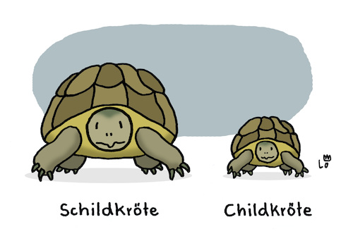 Cartoon: Mutter und Kind (medium) by Lo Graf von Blickensdorf tagged schildkröte,kröte,wortspiel,childkröte,karikatur,lo,graf,cartoon,mutter,und,kind,denglisch,schildkröte,kröte,wortspiel,childkröte,karikatur,lo,graf,cartoon,mutter,und,kind,denglisch