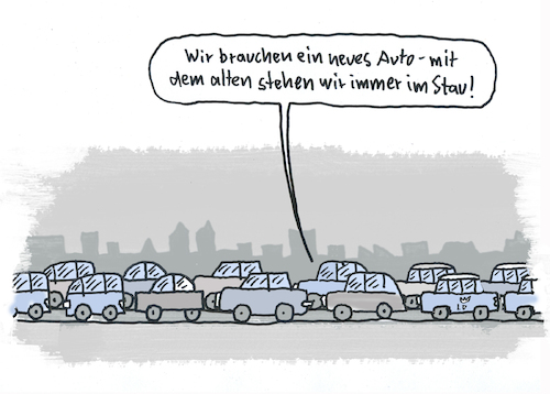 Cartoon: Stau (medium) by Lo Graf von Blickensdorf tagged stau,verkehr,auto,straßenverkehr,autoschlange,stau,verkehr,auto,straßenverkehr,autoschlange