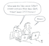 Cartoon: ABI 23 (small) by Lo Graf von Blickensdorf tagged schulbeginn,abitur,2023,mathematik,schule,bildung,gymnasium,realschule,abi,rechnen