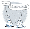 Cartoon: Besuch (small) by Lo Graf von Blickensdorf tagged tanne,winter,weihnachten,besuch,gäste,fremde,baum,kubakrise