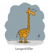 Cartoon: Langschläfer (small) by Lo Graf von Blickensdorf tagged giraffe,langer,hals,langschläfer,tier,afrika,müde,lange,schlafen,wortspiel