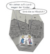 Cartoon: Stadtflucht (small) by Lo Graf von Blickensdorf tagged kinder,nachbarn,land,landflucht,frauen,straße,stadt,mutter,karikatur,lo,cartoon,missverständnis,unterhaltung