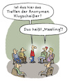 Cartoon: Stuhlkreis (small) by Lo Graf von Blickensdorf tagged gruppe,meeting,klugscheißer,cartoon,lo,karikatur,selbsthilfegruppe,frage,stuhlkreis,mann,frau,psychologie