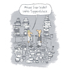 Cartoon: Tupper (small) by Lo Graf von Blickensdorf tagged tupper küche behälter