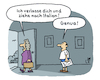 Cartoon: Zustimmung (small) by Lo Graf von Blickensdorf tagged genua,geh,nur,wortspiel,italien,mann,frau,ehestreit,trennung,karikatur,lo,graf,cartoon,ehe,liebe