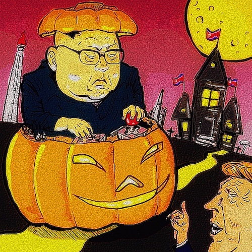 Cartoon: Halloween (medium) by takeshioekaki tagged halloween