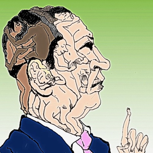 Cartoon: Matsumoto (medium) by takeshioekaki tagged comedian