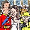 Cartoon: Royal wedding (small) by takeshioekaki tagged royal,wedding,william,kate