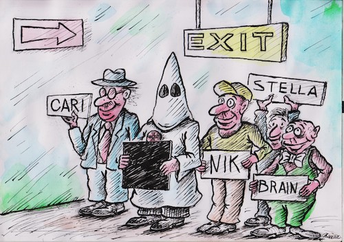 Cartoon: Black square. (medium) by vadim siminoga tagged third,world,refugee,discrimination