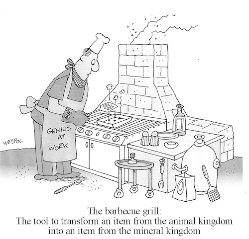 Cartoon: Barbecue (medium) by Werner Wejp-Olsen tagged barbecue