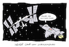 Cartoon: Spacenapping (small) by Bregenwurst tagged lukaschenko,flugzeug,entführung,ryanair,weißrussland,iss