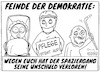Cartoon: Feinde der Demokratie (small) by Cory Spencer tagged covid,covid19,corona,spaziergang,demo,cdu,spd,afd,gruene,dielinke,bundestag,bundesregierung,brd,deutschland,diktatur,tyrannei,politik,gesundheit,demokratie