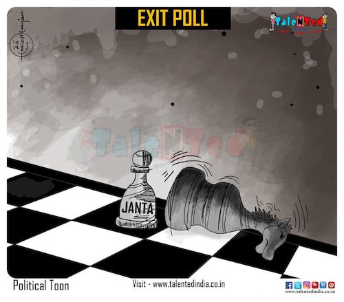 Cartoon: Talented India Today Cartoon On (medium) by Talented India tagged cartoon,talented,talentedindia,news