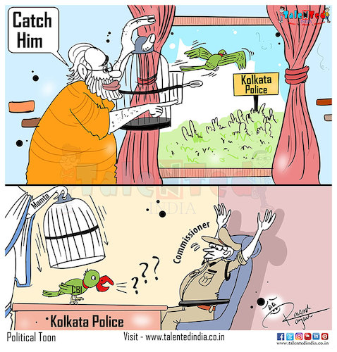 Cartoon: Today Cartoon Government Parrot (medium) by Talented India tagged cartoon,talented,talentedindia,talentednews,talentedcartoon