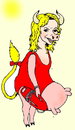 Cartoon: Pammy COW (small) by Barcarole tagged pamela,cow