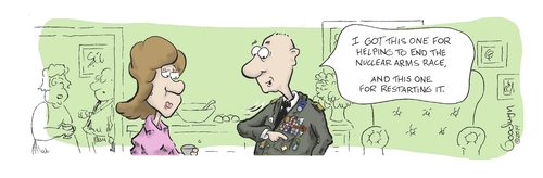 Cartoon: Arms Control (medium) by Goodwyn tagged award,military,nuclear,medal