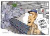 Cartoon: Charlton Hestons Discovery (small) by Goodwyn tagged charlton,heston,soylent,green,obama,care,tax,taxes,conveyor