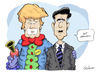 Cartoon: Trump. (small) by Goodwyn tagged trump,election,romney,clown
