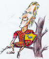 Cartoon: Francesco Totti (small) by bebetokaspi tagged francesco,totti