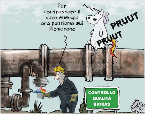 Cartoon: Biogas (medium) by Christi tagged energia,europa,mosca,metano,biogas