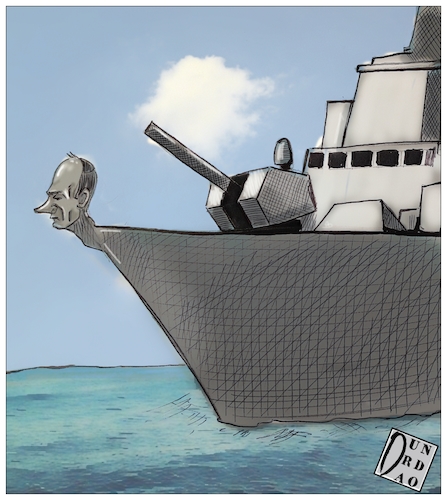 Cartoon: Putin war game. (medium) by Christi tagged putin,ucraina