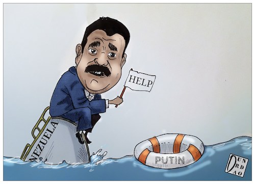 Cartoon: Ultimatum for Maduro (medium) by Christi tagged maduro,venezuela