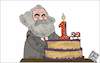 Cartoon: 100 anni partito comunista itali (small) by Christi tagged partito,comunista,compleanno,italia,marx
