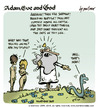 Cartoon: adam eve and god 22 (small) by mortimer tagged mortimer mortimeriadas cartoon comic gag adam eve god bible paradise eden biblical christian original sin sex nude toons hairy belly blonde