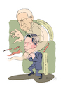Cartoon: Antony Blinken Henry Kissinger (small) by Nasif Ahmed tagged blinken,sikken,usa,president,genocide