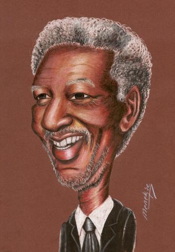 Cartoon: Freeman (medium) by menekse cam tagged portrait
