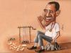 Cartoon: Obama and Nobel (small) by menekse cam tagged obama,nobel,peace,prize