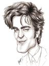 Cartoon: Robert Pattinson (small) by menekse cam tagged robert pattinson english actor model twilight