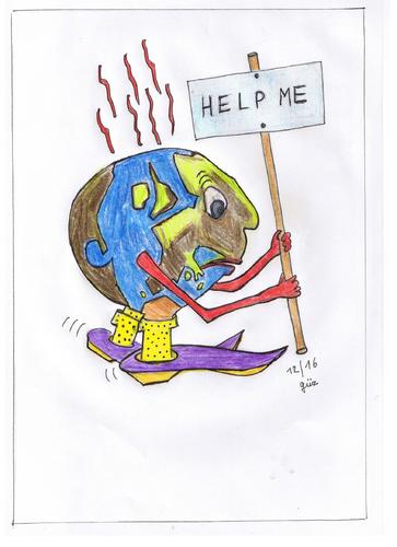 Cartoon: 2017 HELP   i need somebody (medium) by skätch-up tagged hilfe,angst,not,faschismus,hass,wut,hunger,terror,schmerz,leid,krieg,müll,zerstörung,planet,welt,erde