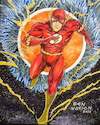 Cartoon: The Flash (small) by bennaccartoons tagged flash,comics,superhero,running