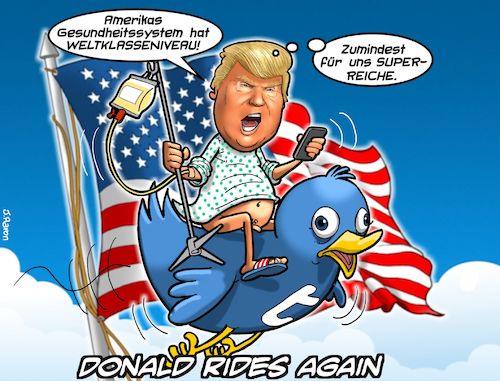 Donald Rides Again