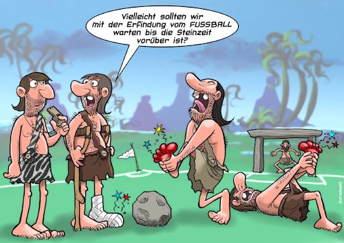 Fussball in der Steinzeit