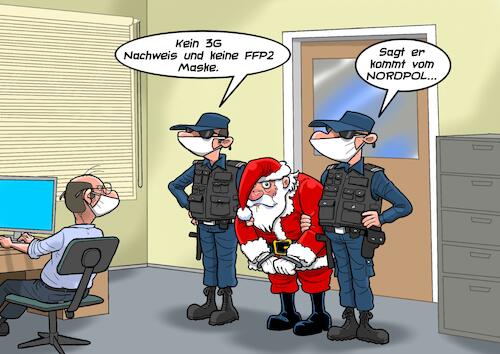 Santa in Schwierigkeiten