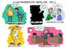 Cartoon: Aussterbende Berufe (small) by Joshua Aaron tagged job,beruf,arbeit,seiltänzer,bauchredner,hellseher,montagearbeiter,feuerspucker