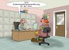 Cartoon: Finanzamt (small) by Joshua Aaron tagged steuererklärung,einkommenssteuer,finanzamt,beamter,clown
