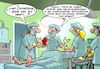 Cartoon: Last Christmas (small) by Chris Berger tagged last,christmas,weihnachtslieder,op,herzchirurgie