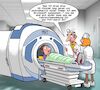 Cartoon: MRT (small) by Chris Berger tagged arzt,schwester,patient,kochrezept,mrt,röhre,mri