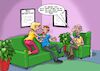 Cartoon: Paarberatung (small) by Chris Berger tagged beratung,ehe,beziehung,paar,würgen,psychologe,berater