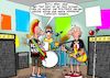 Cartoon: Punk is dead (small) by Chris Berger tagged punk,punkrock,karriere,yuppies