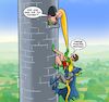 Cartoon: Rapunzel Variation2 (small) by Chris Berger tagged batman,robin,rapunzel,comic,märchen